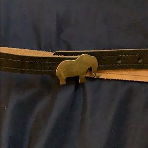Leather Elephant Belt